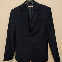 giacca elegante ragazzo blu scuro taglia 170