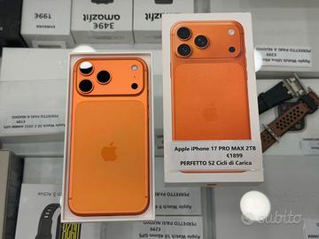 Apple iPhone 17 Pro Max 2TB - 52 CICLI DI CARICA