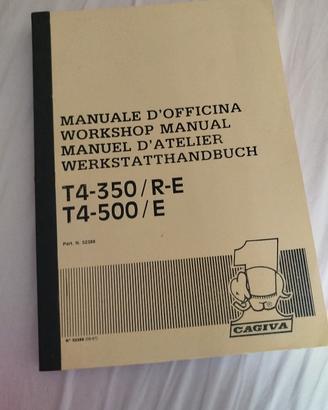 manuale d officina Cagiva T4R 350/500