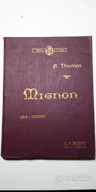 Mignon - Ambrogio Thomas - libretto d'opera