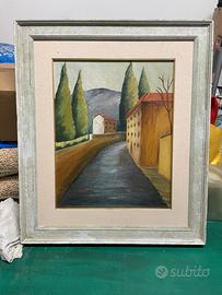 Dipinto paesaggio Toscano