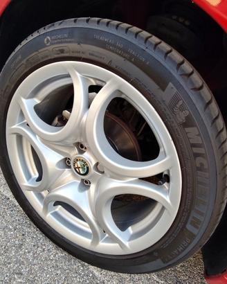 cerchi 17 per Alfa romeo Opel Fiat con pneumatici 