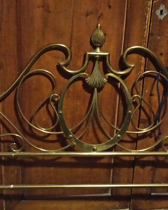 spalliera letto singolo in ottone perfetta con ric