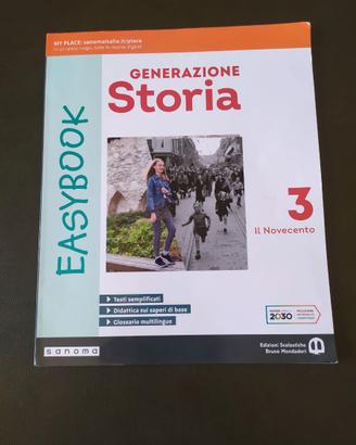 Libro Generazione Storia 3 Easy Book Mondadori