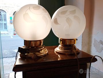 coppia lampade da comodino