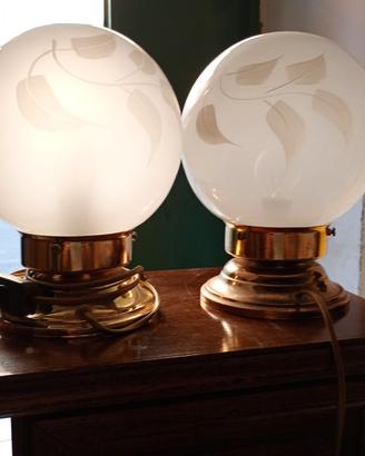 coppia lampade da comodino