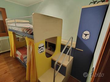 Camera con letto a castello 