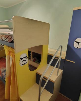 Camera con letto a castello 