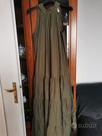 abito verde militare mady in italy 