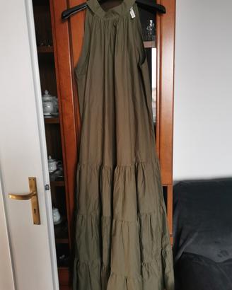 abito verde militare mady in italy 