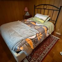 Letto contenitore + materasso - una piazza e mezzo