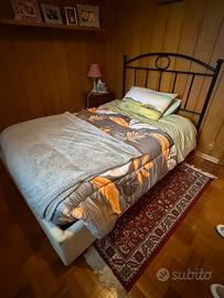 Letto contenitore + materasso - una piazza e mezzo