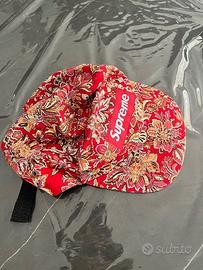 Cappello Supreme Floreale Rosso