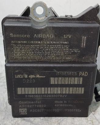 CENTRALINA AIRBAG FIAT Punto EVO 51963823 350A1000