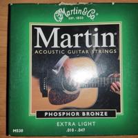Corde Chitarra acustica MARTIN nuove sigillate