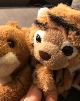 Tigre e scoiattolo peluche