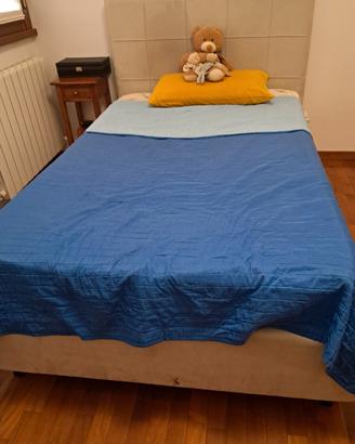 Letto contenitore una piaza mezza (letto francese)