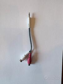 Adattatore RCA audio da 3.5mm