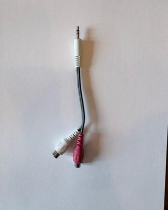 Adattatore RCA audio da 3.5mm