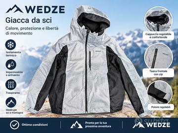⛷️ Giacca da Sci Decathlon Piste 180 – Taglia S