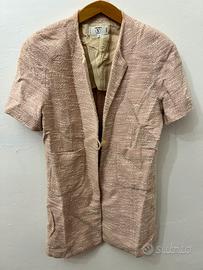 Blazer Valentino Miss V Rosa Made In Italy