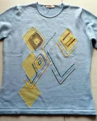 Maglione 100% Lana tg L Made in Italy