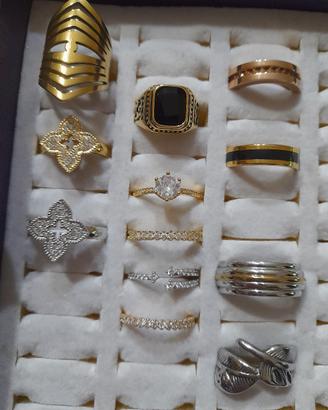 Anelli donna acciaio 