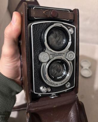 Rolleiflex revisionata Tessar f3.5 compur rapid