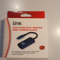 adattatore USB-C maschio HDMI femmina