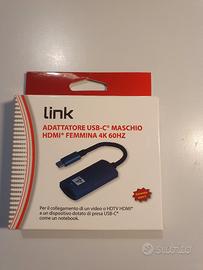 adattatore USB-C maschio HDMI femmina