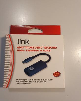 adattatore USB-C maschio HDMI femmina
