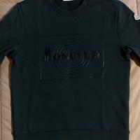 Felpa Moncler con ricamo Nera taglia S