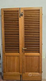 PERSIANA a due ante x finestrone a due ante