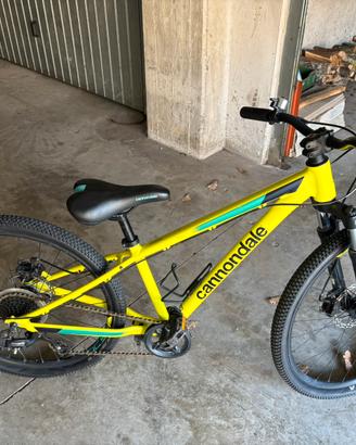 Bicicletta cannondale kids trail 24