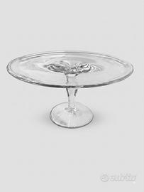 Alzatina in vetro con campana cloche VEGA 33cm