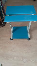 Tavolino per monitor e tastiera 