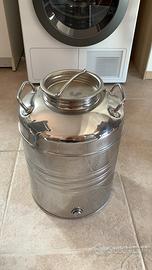 Fusto Inox Sansone 20 L con rubinetto