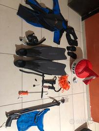 Attrezzatura persca sub