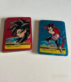 Lotto set 23 card lamincards dragonball