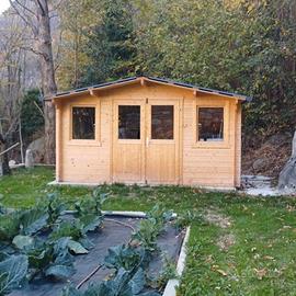 CASETTA DI LEGNO ETNA3 400x295x222h cm 34mm