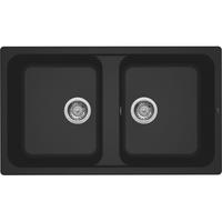 Elleci LIFE 450 Lavello granitek nero 86x50cm