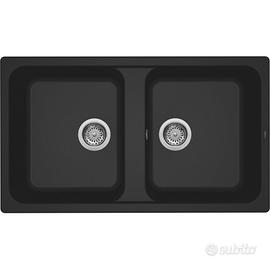 Elleci LIFE 450 Lavello granitek nero 86x50cm