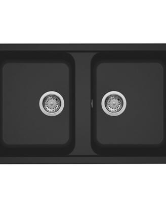 Elleci LIFE 450 Lavello granitek nero 86x50cm