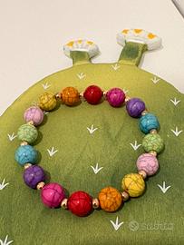 Bracciale elastico multicolor