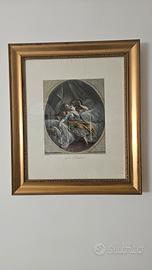 quadro antico da Fragonad incisione Marchard in co