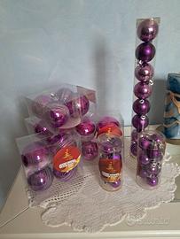 Sfere di Natale Fucsia Pop
