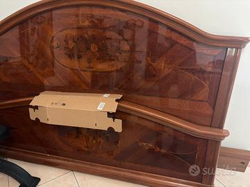 Testiera Letto Matrimoniale Classica con Intarsi