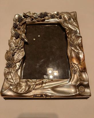 Cornice foglia d'argento Marcello Giorgio