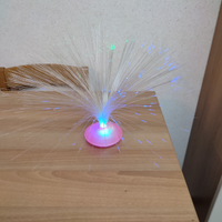 Lampada fibra ottica colorata