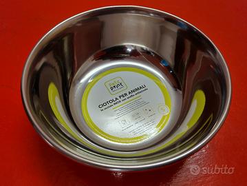 12 ciotole in acciaio inox Petz Point taglia S